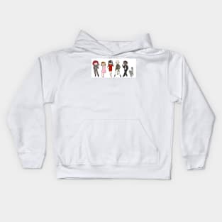 10,000 Dawns Chibis Kids Hoodie